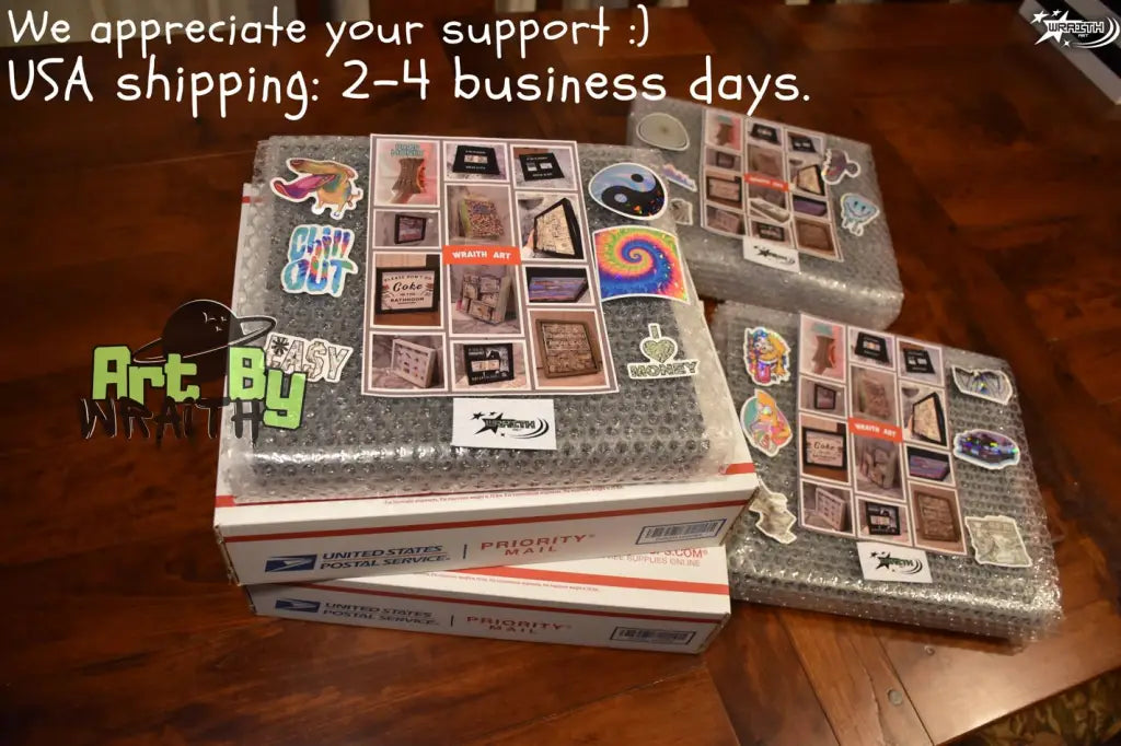 Passport Bros Plus - Wall Art Shadow Box