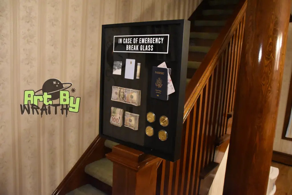 Passport Bros Plus - Wall Art Shadow Box