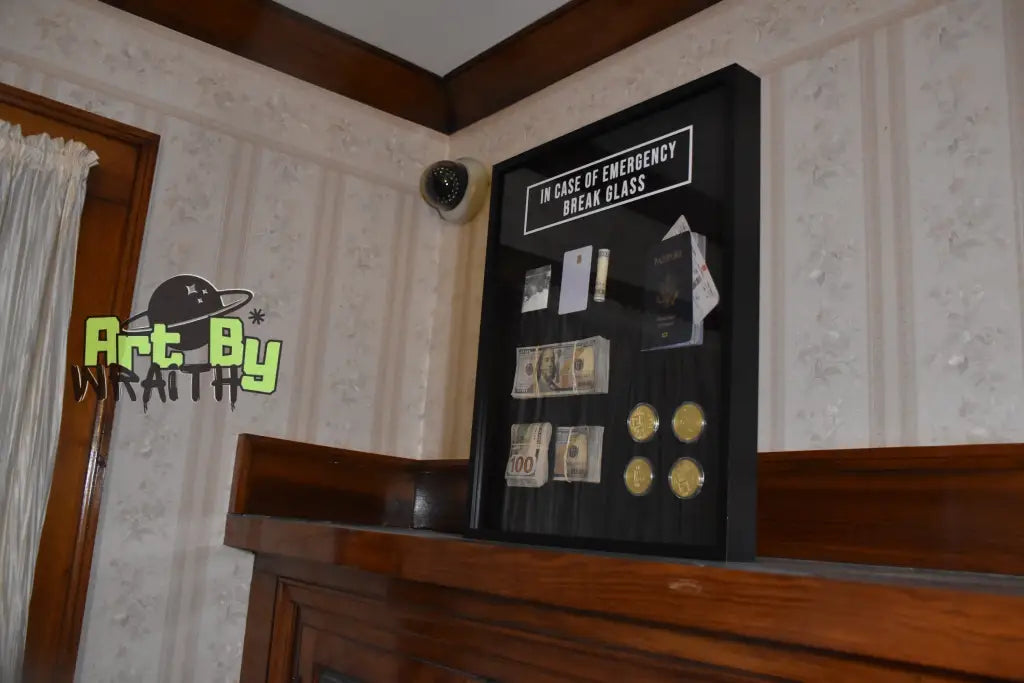 Passport Bros Plus - Wall Art Shadow Box