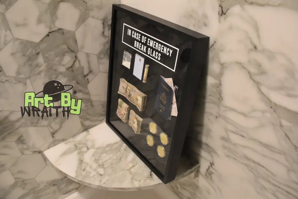 Passport Bros Plus - Wall Art Shadow Box