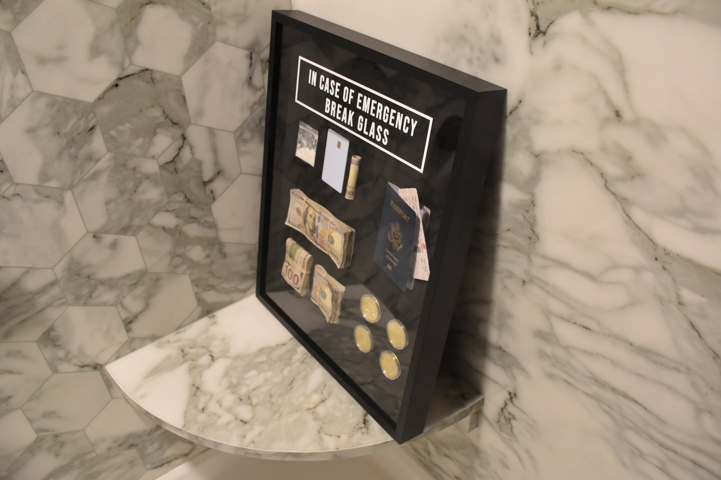 Passport Bros Plus - Wall Art Shadow Box