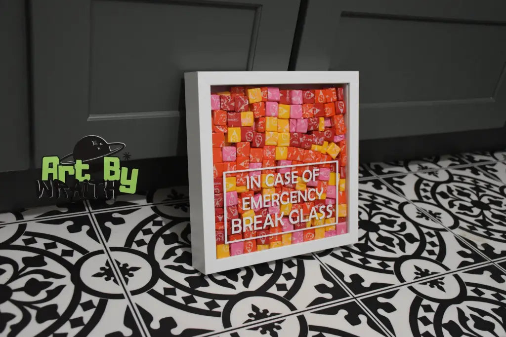 Burst Candy - Wall Art Shadow Box