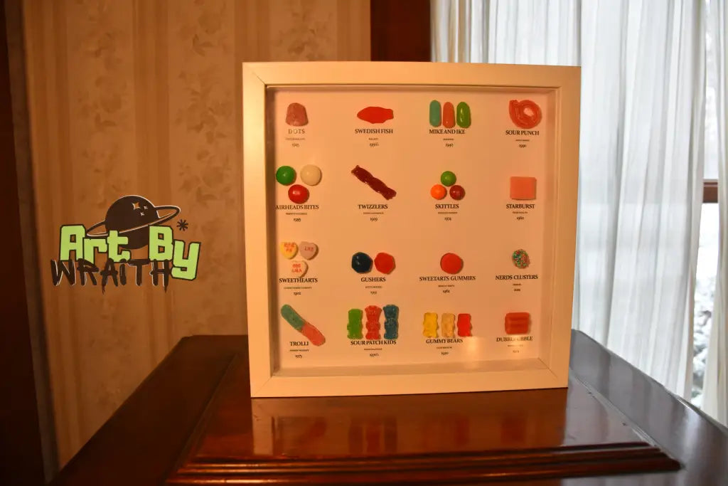 Candy History - Wall Art Shadow Box