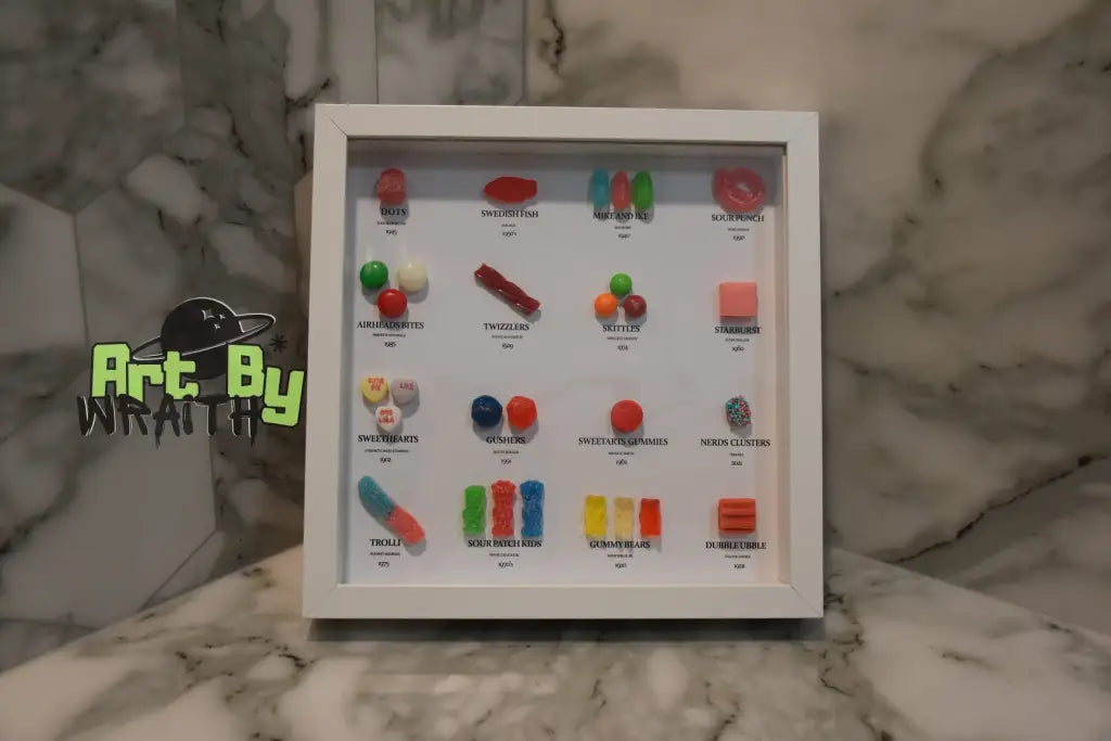 Candy History - Wall Art Shadow Box