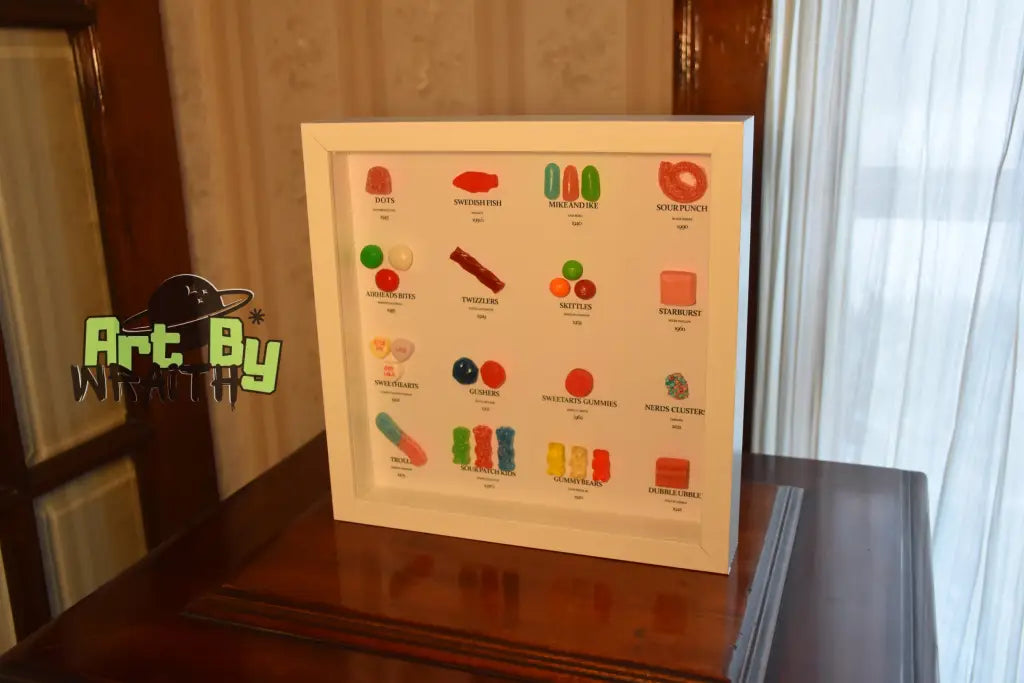 Candy History - Wall Art Shadow Box