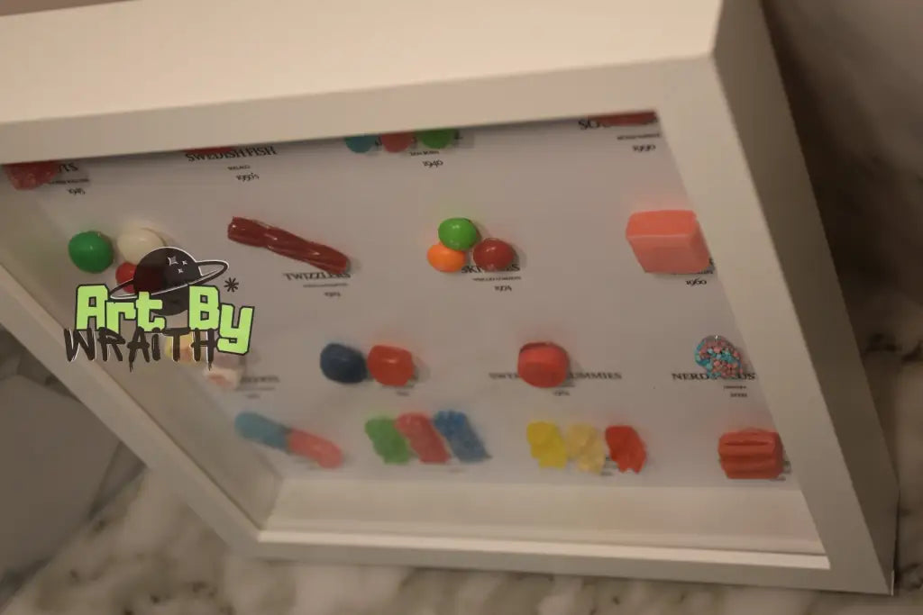 Candy History - Wall Art Shadow Box