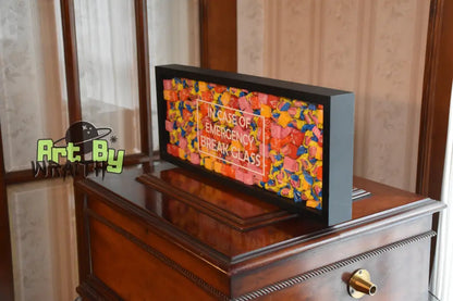 Candy Stuffed Rectangle - Wall Art Shadow Box