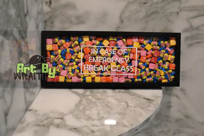 Candy Stuffed Rectangle - Wall Art Shadow Box