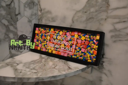 Candy Stuffed Rectangle - Wall Art Shadow Box