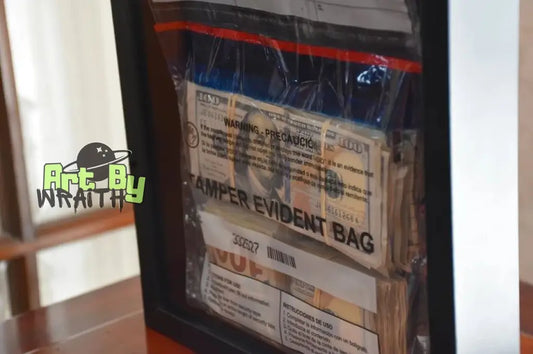 Evidence Bag - Wall Art Shadow Box