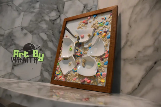 Lucky Charms – Epoxy 3D Art Broken Corona Bottles