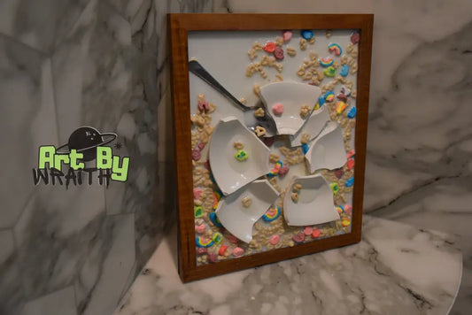 Lucky Charms – Epoxy 3D Art Broken Corona Bottles