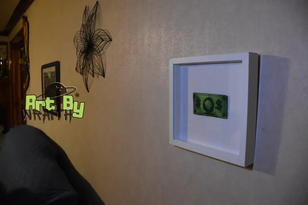 Mr. Krabs First Dollar - Wall Art Shadow Box