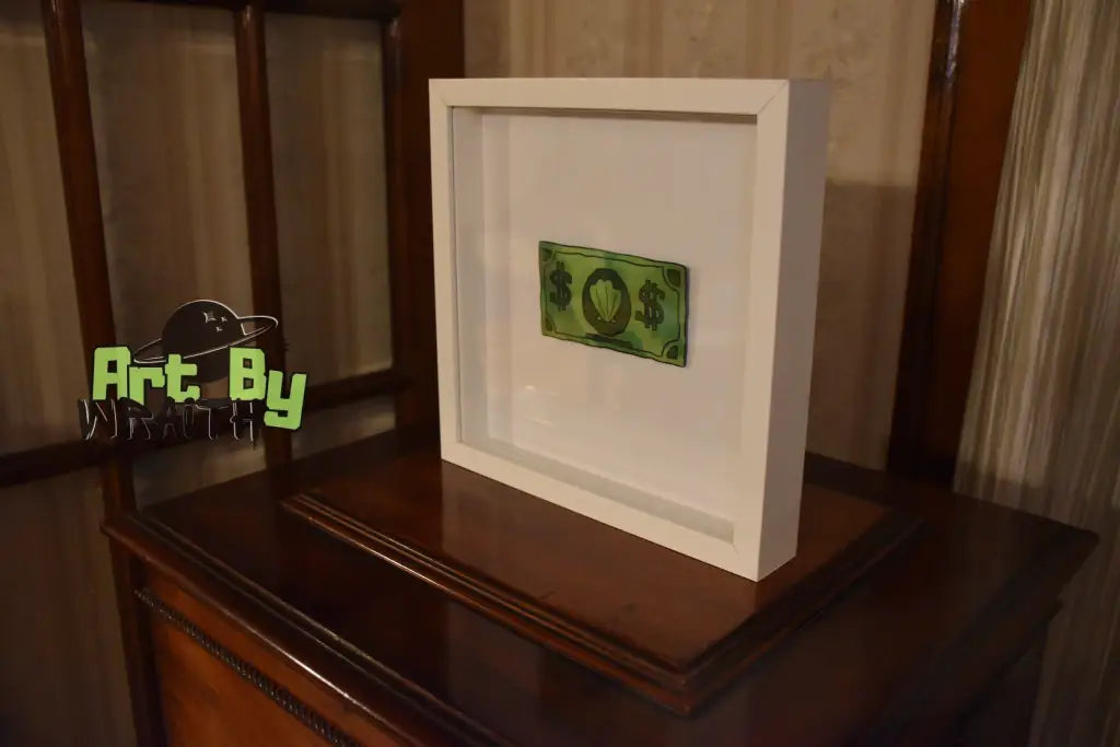 Mr. Krabs First Dollar - Wall Art Shadow Box