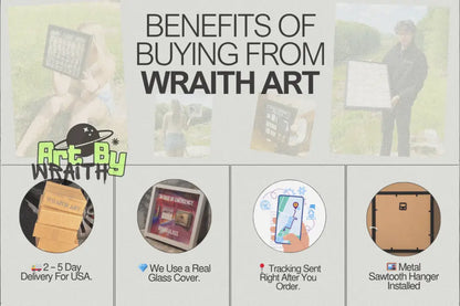 Panic Bitcoin - Wall Art Shadow Box