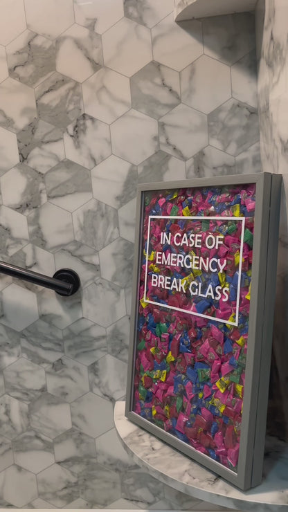 Stuffed Sour Candy - Wall Art Shadow Box