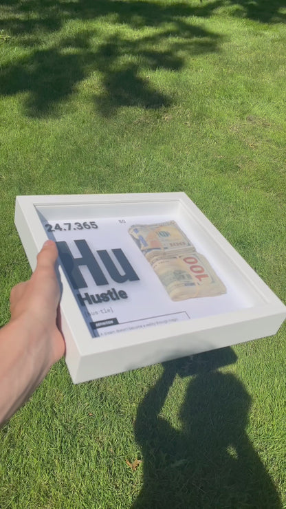 Hustle Aged Money - Wall Art Shadow Box