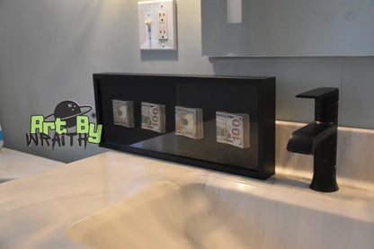 Rectangle Folded Cash Canvas - Wall Art Shadow Box