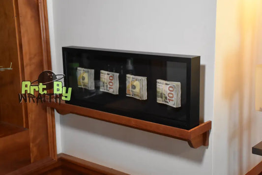 Stacked Money - Rectangle Wall Art Shadow Box