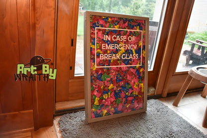 Stuffed Sour Candy - Wall Art Shadow Box