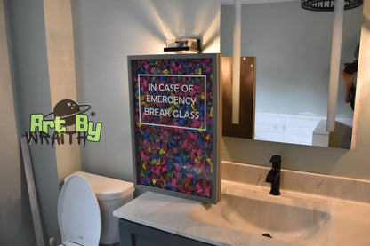 Stuffed Sour Candy - Wall Art Shadow Box