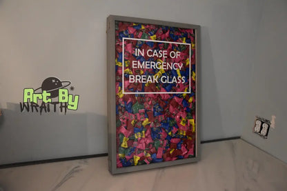 Stuffed Sour Candy - Wall Art Shadow Box