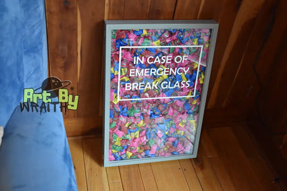 Stuffed Sour Candy - Wall Art Shadow Box
