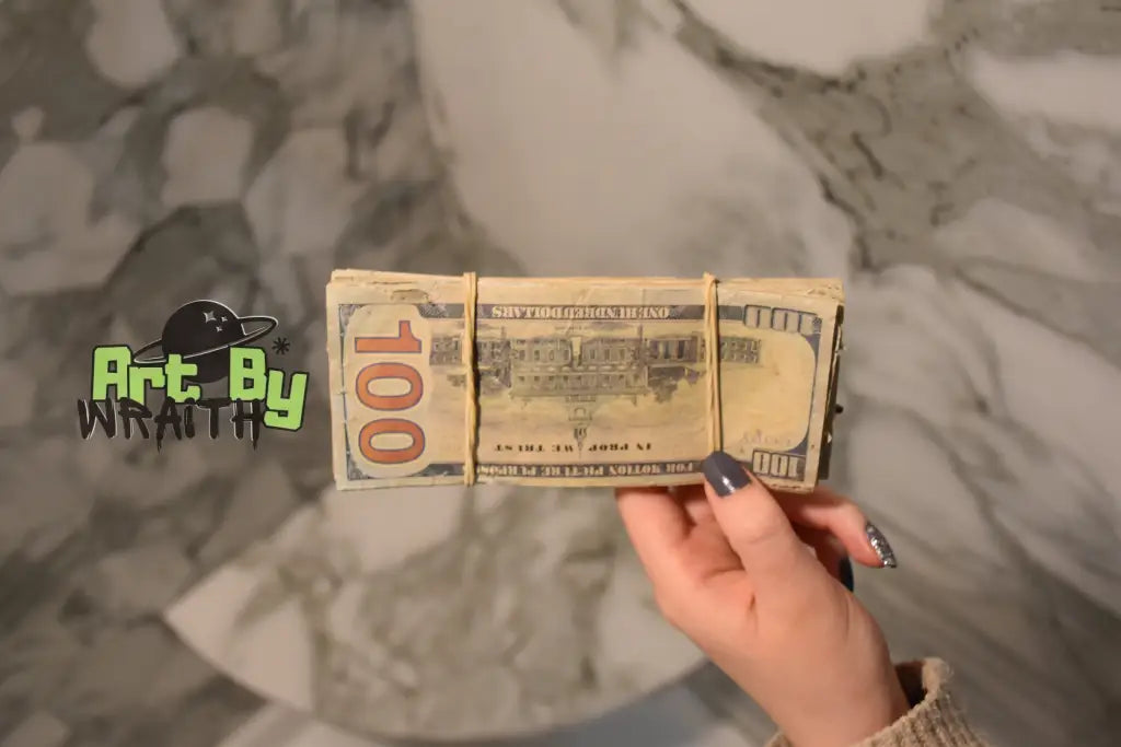 Ultra Aged Movie Prop Money - 100 Dollar Bills 1 Band