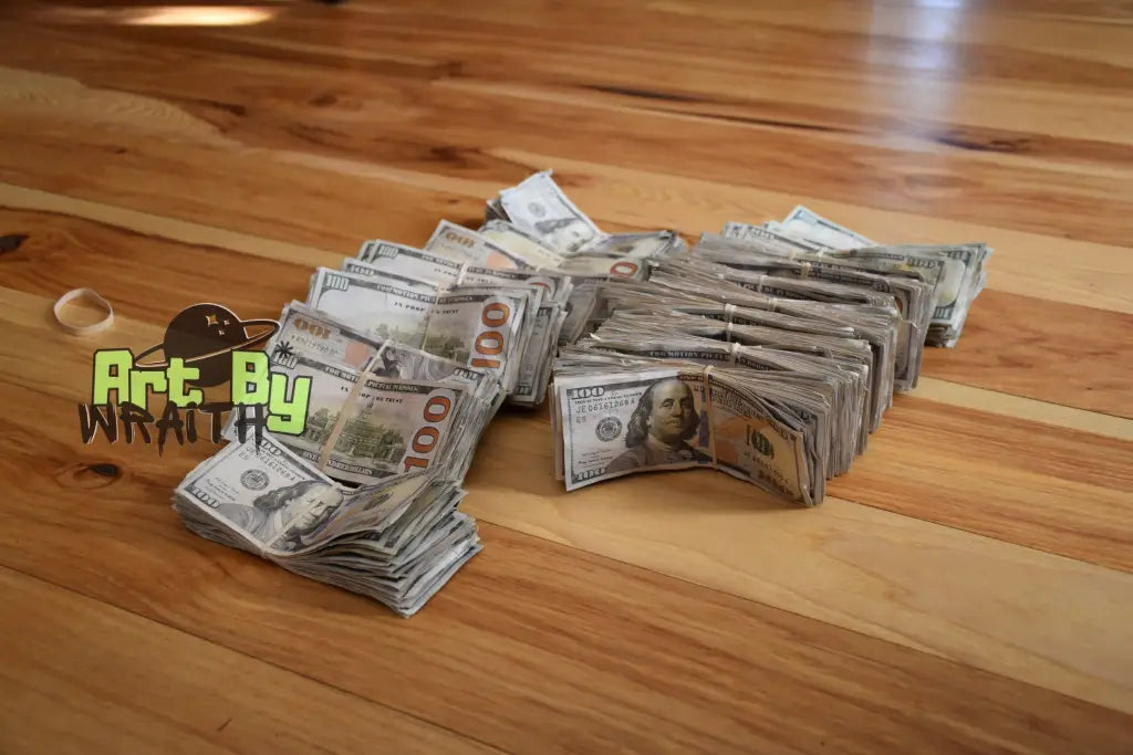 Ultra Realistic Movie Prop Money - 100 Dollar Bills 20 Bands