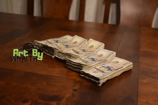 Ultra Realistic Movie Prop Money - 100 Dollar Bills 5 Bands