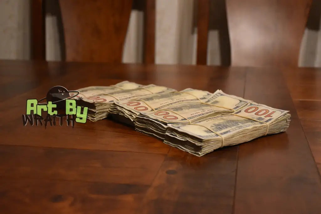 Ultra Realistic Movie Prop Money - 100 Dollar Bills 5 Bands