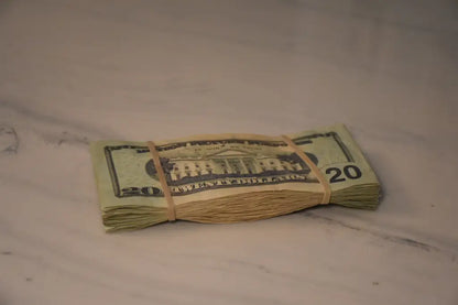 Ultra Realistic Movie Prop Money - 20 Dollar Bills - 2 Bands