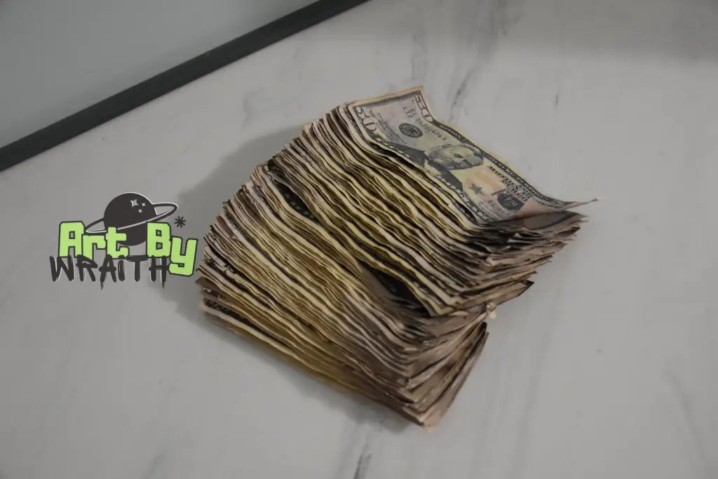 Ultra Realistic Movie Prop Money - 50 Dollar Bills 2 Bands